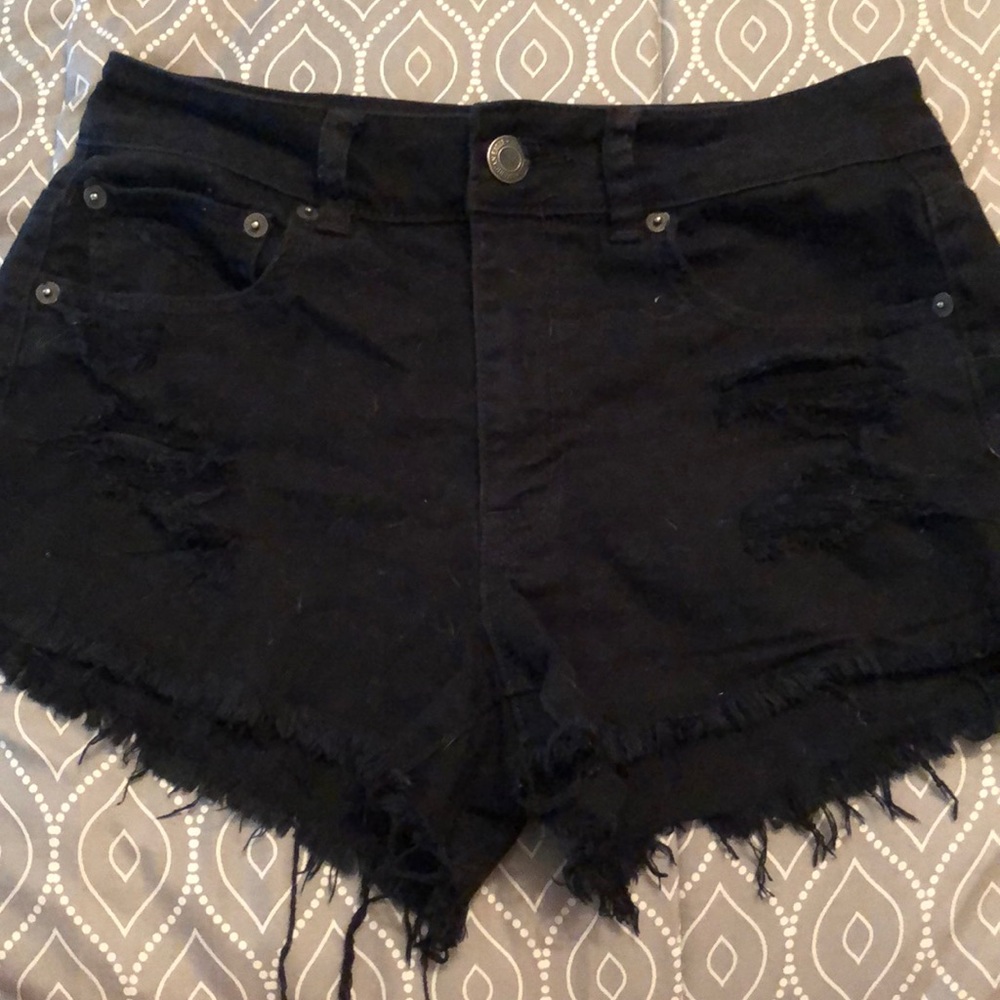 American Eagle Black Shorts